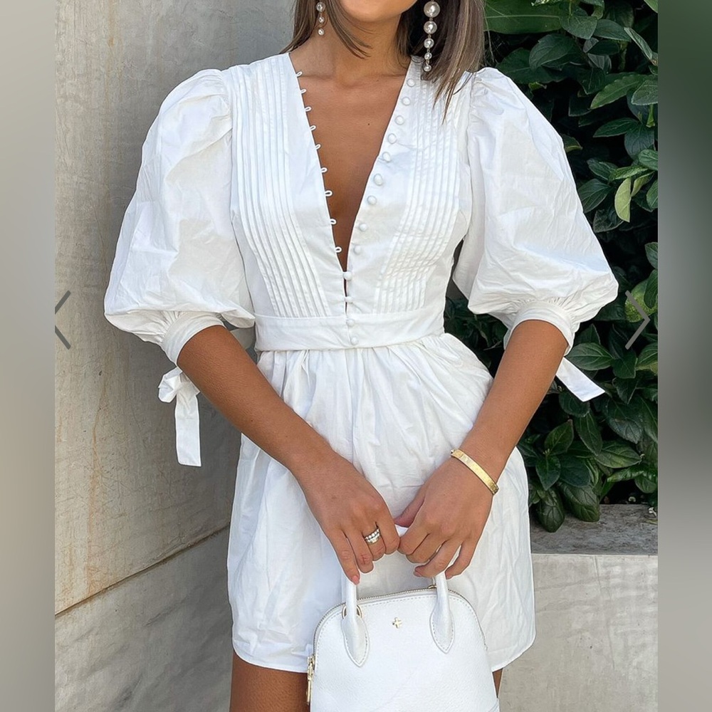 Showpo Zandra Mini Dress White